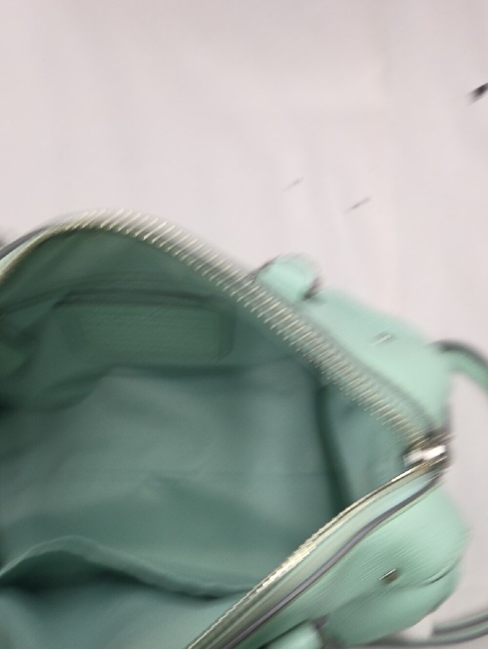 Coach Mint Green Mini Bennett Pebbled Leather Satchel with Strap - Picture 6 of 9